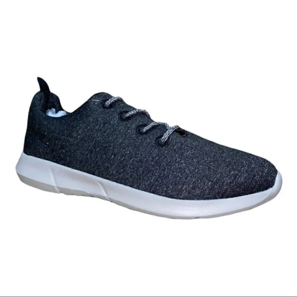 Sugar Gabber Black Lace-Up Casual Sneakers 9.5 M